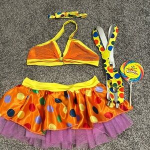 Sexy women's clown costume